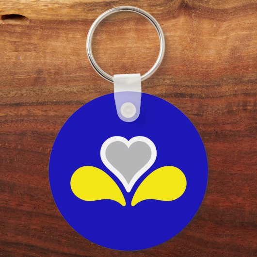 Vlag van Brussel, Belgische Sleutelhanger (Voorkant)