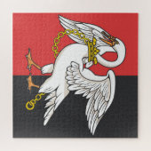 Vlag van Buckinghamshire (Britse county) Legpuzzel (Horizontaal)