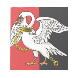 Vlag van Buckinghamshire (Britse county) Notitieblok