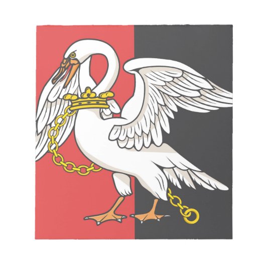 Vlag van Buckinghamshire (Britse county) Notitieblok (Voorkant)