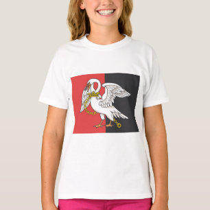 Vlag van Buckinghamshire (Britse county) T-shirt
