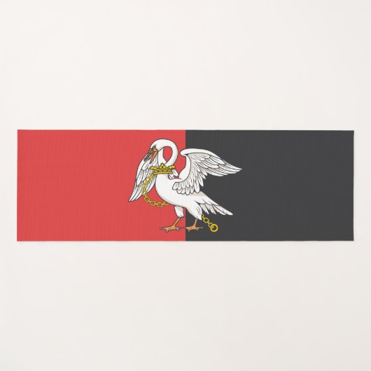 Vlag van Buckinghamshire (Engelse graafschap) Yogamat (Voorkant (horizontaal))