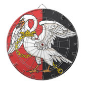 Vlag van Buckinghamshire (VK) Dartbord (Voorkant)