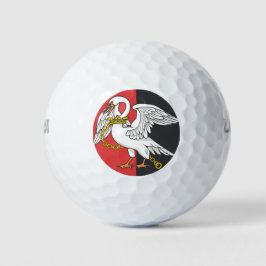 Vlag van Buckinghamshire (VK) Golfballen