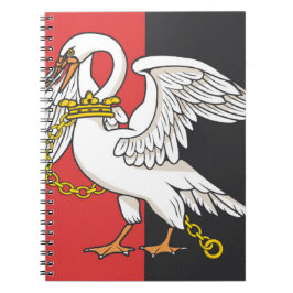 Vlag van Buckinghamshire (VK) Notitieboek