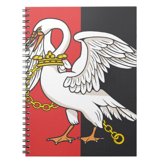 Vlag van Buckinghamshire (VK) Notitieboek (Voorkant)