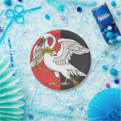 Vlag van Buckinghamshire (VK) Papieren Bordje (Feest)