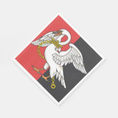 Vlag van Buckinghamshire (VK) Servet (Hoek)