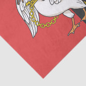 Vlag van Buckinghamshire (VK) Tissuepapier (Detail)