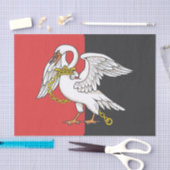 Vlag van Buckinghamshire (VK) Tissuepapier (Craft)