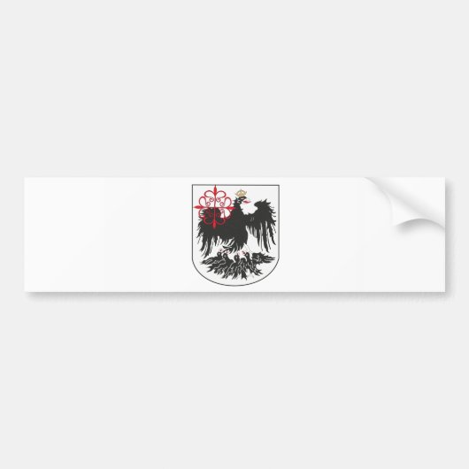Vlag van Buenos Aires (Argentinië) Bumpersticker (Voorkant)