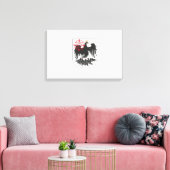 Vlag van Buenos Aires (Argentinië) Canvas Afdruk (Insitu (Woonkamer))