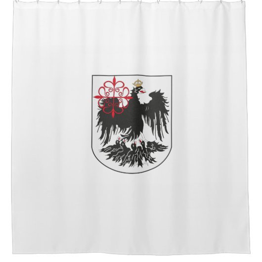 Vlag van Buenos Aires (Argentinië) Douchegordijn (Voorkant)