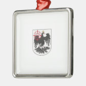 Vlag van Buenos Aires (Argentinië) Metalen Ornament (Links)