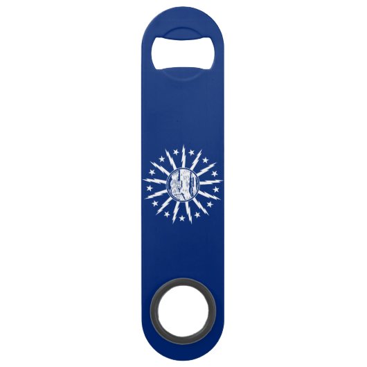 Vlag van Buffalo, New York Bar Key Speed Flessenopener (Voorkant)
