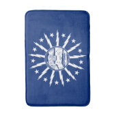 Vlag van Buffalo, New York Bathroom Mat (Voorkant Verticaal)