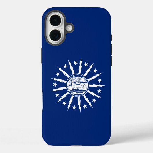 Vlag van Buffalo, New York Case-Mate iPhone Case (Achterkant)