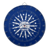 Vlag van Buffalo, New York Dart Board Dartbord (Voorkant)