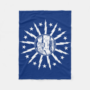Vlag van Buffalo, New York Fleece Blanket