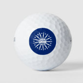 Vlag van Buffalo, New York Golfballen (Voorkant)