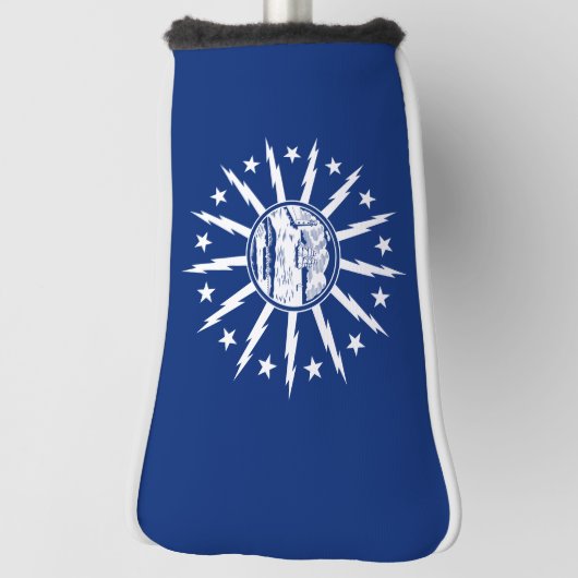 Vlag van Buffalo, New York Golfheadcover (Draai 90)