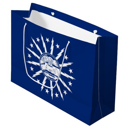 Vlag van Buffalo, New York Grote Cadeautas (Voorkant Gekanteld)