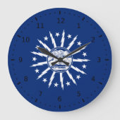 Vlag van Buffalo, New York Grote Klok (Voorkant)