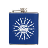 Vlag van Buffalo, New York Hip Flask Heupfles (Voorkant)