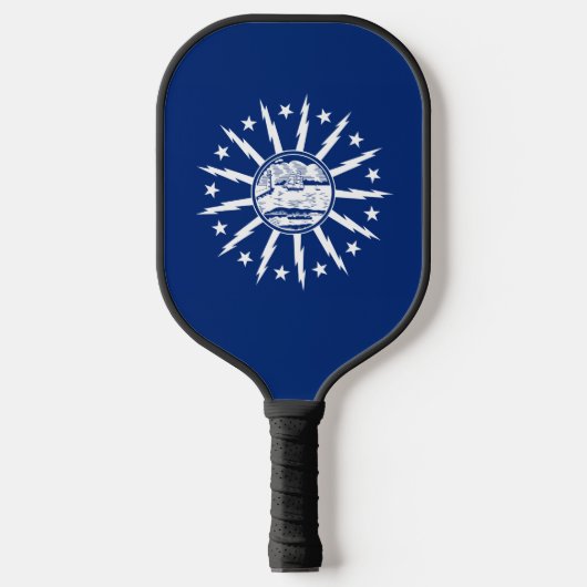Vlag van Buffalo, New York Pickleball Paddle (Voorkant)