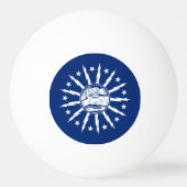 Vlag van Buffalo, New York Ping Ball (Voorkant)