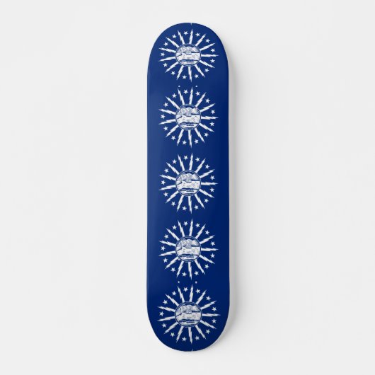 Vlag van Buffalo, New York Skateboard (Voorkant)