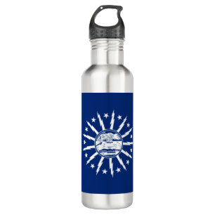 Vlag van Buffalo, New York Stainless Steel Water B Waterfles