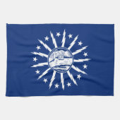 Vlag van Buffalo, New York Theedoek (Horizontaal)