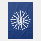 Vlag van Buffalo, New York Theedoek (Verticaal)