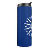 Vlag van Buffalo, New York Thermal Tumbler Thermosbeker (Gedraaid links)