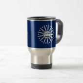 Vlag van Buffalo, New York Travel Mug Reisbeker (Voorkant rechts)