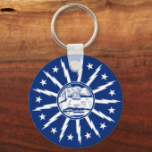 Vlag van Buffalo, Sleutelhanger van New York (Achterkant)