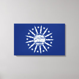 Vlag van Buffalo (stad in New York) Canvas Afdruk