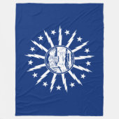 Vlag van Buffalo (stad in New York) Fleece Deken (Voorkant)