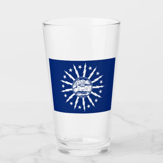 Vlag van Buffalo (stad in New York) Glas (Voorkant)