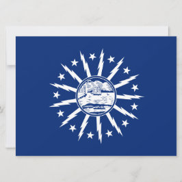 Vlag van Buffalo (stad in New York) Kaart