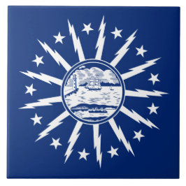 Vlag van Buffalo (stad in New York) Tegeltje