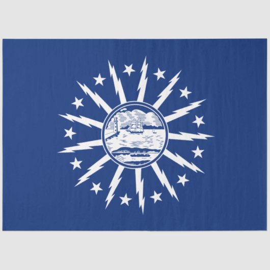 Vlag van Buffalo (stad in New York) Tissuepapier (Voorkant)