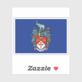 Vlag van Bulawayo, Zimbabwe Sticker (Vel)