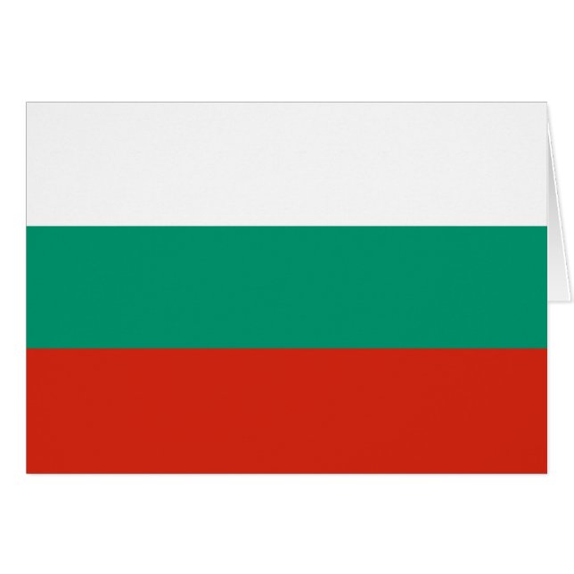 Vlag van Bulgarije (Voorkant Horizontaal)