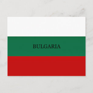 Vlag van Bulgarije Briefkaart
