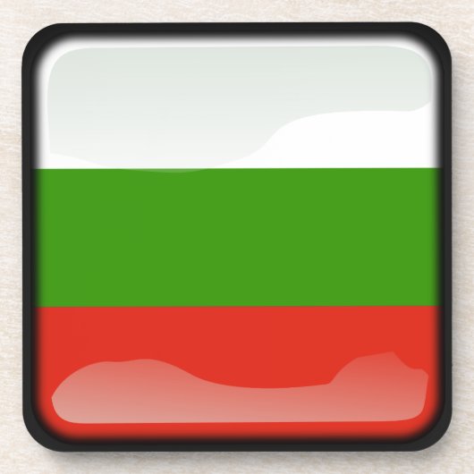 Vlag van Bulgarije Drankjes Onderzetter (Voorkant)