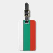 Vlag van Bulgarije Easy ID Personal Bagagelabel (Voorkant verticaal)