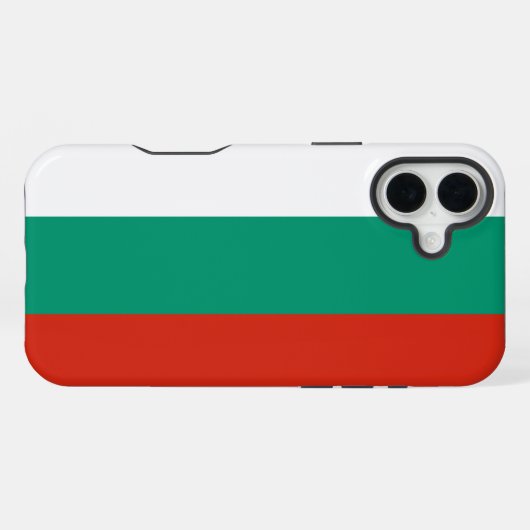 Vlag van Bulgarije iPhone Hoesje (Achterkant horizontaal)
