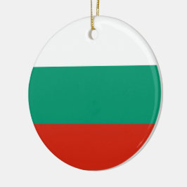 Vlag van Bulgarije Keramisch Ornament